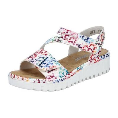 Rieker Keilabsatzsandalen Sandaletten Fsk V1364-90 40;41 Rieker Keilabsatzsandalen Sandaletten Fsk V1364-90 40;41