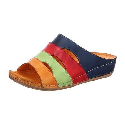 Gemini Clogs Pantoletten Orange/rot/grün 336521 02 660 37;38;39;41;42 Female Gemini Clogs Pantoletten Orange/rot/grün 336521 02 660 37;38;39;41;42 Female