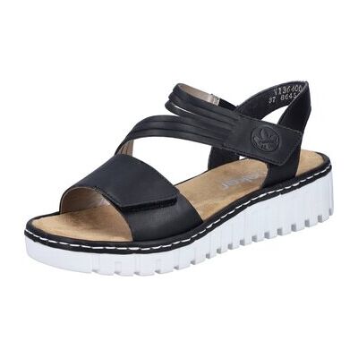 Rieker Keilabsatzsandalen Sandaletten V1364-00 38;39;40;42 Rieker Keilabsatzsandalen Sandaletten V1364-00 38;39;40;42