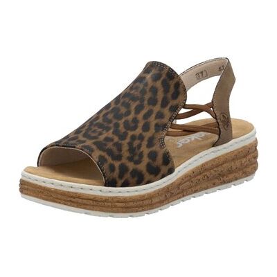 Rieker Keilabsatzsandalen Sandaletten 62741-90 39 Rieker Keilabsatzsandalen Sandaletten 62741-90 39