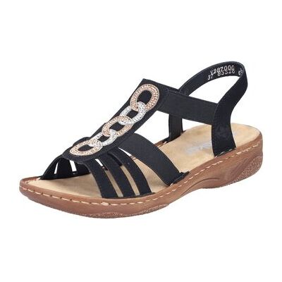 Rieker Keilabsatzsandalen Sandaletten Fsk V2870-00 36;38;39;40 Rieker Keilabsatzsandalen Sandaletten Fsk V2870-00 36;38;39;40