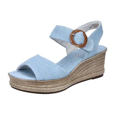 Rieker Keilabsatzsandalen Sandaletten Fsk 68763-10 38 Rieker Keilabsatzsandalen Sandaletten Fsk 68763-10 38