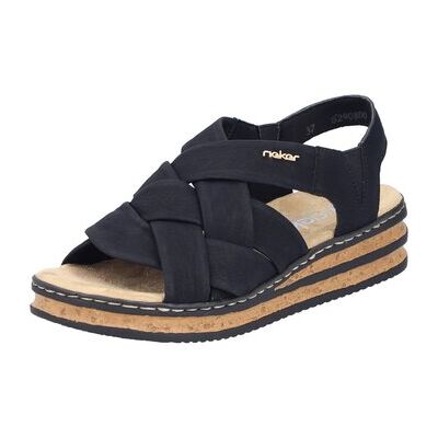 Rieker Keilabsatzsandalen Sandaletten 6290800 629 62908-00 39 Rieker Keilabsatzsandalen Sandaletten 6290800 629 62908-00 39