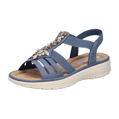 Rieker Keilabsatzsandalen Sandaletten Fsk V8549-10 36;37;39;40;41;42;43 Rieker Keilabsatzsandalen Sandaletten Fsk V8549-10 36;37;39;40;41;42;43