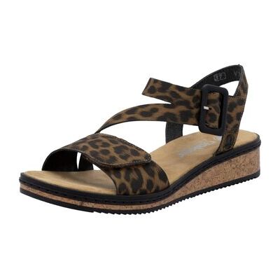 Rieker Keilabsatzsandalen Sandaletten V3660 V3660-90 36 Rieker Keilabsatzsandalen Sandaletten V3660 V3660-90 36