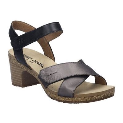 Josef Seibel Keilabsatzsandalen Sandaletten Grace 01 Basalt-Kombi 86401346/771 38;39;40 Josef Seibel Keilabsatzsandalen Sandaletten Grace 01 Basalt-Kombi 86401346/771 38;39;40