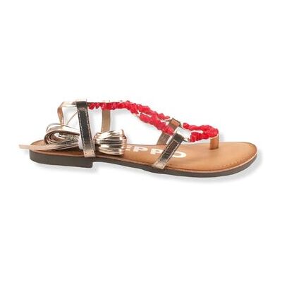 Gioseppo Flache Sandalen Lisieux Infradito Gladiator Listini Stones Red 66036 41 Gioseppo Flache Sandalen Lisieux Infradito Gladiator Listini Stones Red 66036 41
