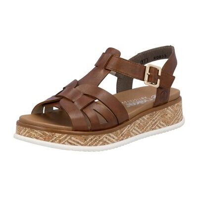 Rieker Keilabsatzsandalen Sandaletten W085324 W08 W0853-24 39;40;41 Rieker Keilabsatzsandalen Sandaletten W085324 W08 W0853-24 39;40;41