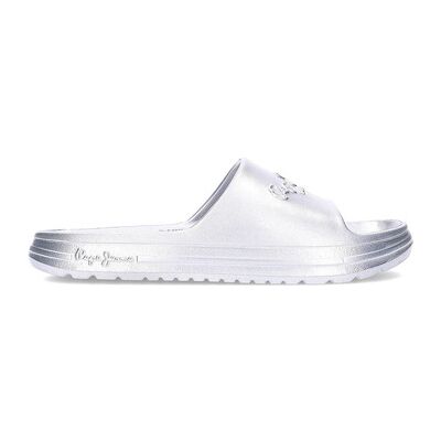 Pepe Jeans Zehentrenner Pls70165 Silver 38 Female Pepe Jeans Zehentrenner Pls70165 Silver 38 Female