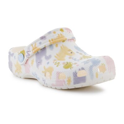 Crocs Kids Classic Pastel Pets Clog K Chalk - Clogs Crocs Kids Classic Pastel Pets Clog K Chalk - Clogs