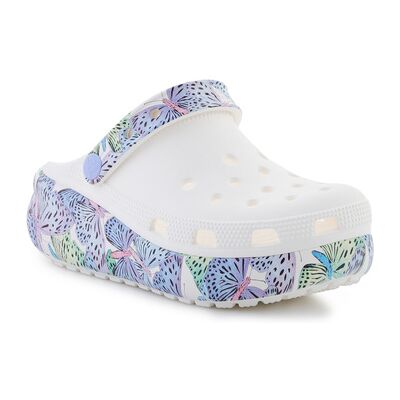Crocs Keilabsatzsandalen Classic Cutie Butterfly Clog K 208298-94s White/multi 28 / 29;30 / 31;32 / 33;29 / 30 Crocs Keilabsatzsandalen Classic Cutie Butterfly Clog K 208298-94s White/multi 28 / 29;30 / 31;32 / 33;29 / 30