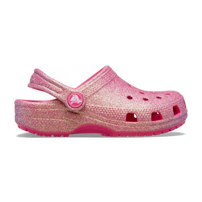 Crocs Flache Sandalen Classic Iridescent Glitter Cgk 33 / 34 Crocs Flache Sandalen Classic Iridescent Glitter Cgk 33 / 34