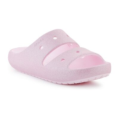 Crocs Flache Sandalen Classic Glitter Sandal V2 K 209705-6zw Ballerina Pink 28 / 29 Crocs Flache Sandalen Classic Glitter Sandal V2 K 209705-6zw Ballerina Pink 28 / 29
