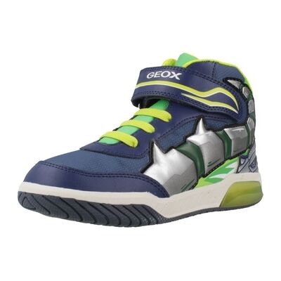 GEOX JINEK BOY C - Kinder Casual High Top Sneaker - Bunt GEOX JINEK BOY C - Kinder Casual High Top Sneaker - Bunt