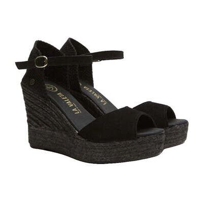 La Valeta Espadrilles Charlene Peep Toe Negro 36;38;39;40;41 Female La Valeta Espadrilles Charlene Peep Toe Negro 36;38;39;40;41 Female