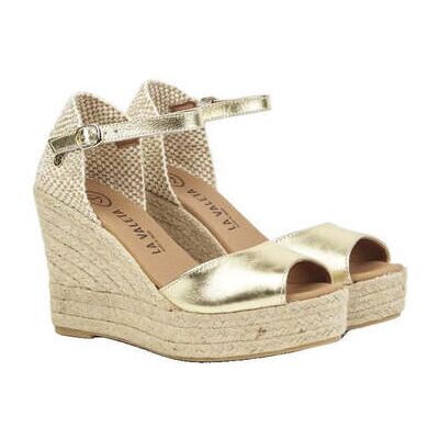 La Valeta Espadrilles Charlene Peep Toe Oro 36;37;38;39;40;41 Female La Valeta Espadrilles Charlene Peep Toe Oro 36;37;38;39;40;41 Female