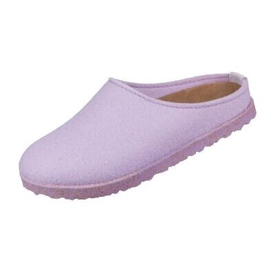 Haflinger Hausschuhe Manhatten Clog 391001-126 Flieder Filz 391001-126 37;39;40;41 Female Haflinger Hausschuhe Manhatten Clog 391001-126 Flieder Filz 391001-126 37;39;40;41 Female