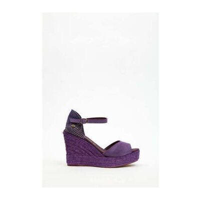 La Valeta Espadrilles Charlene Peep Toe Morado 37;38;40;41 Female La Valeta Espadrilles Charlene Peep Toe Morado 37;38;40;41 Female