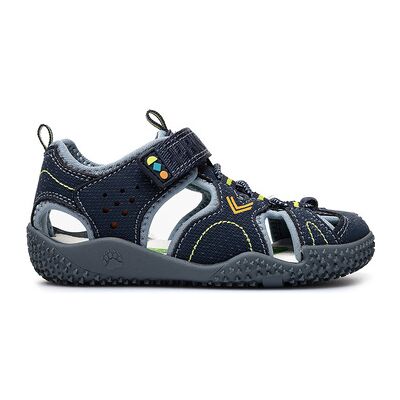 Pablosky Flache Sandalen 985820 Navy_orange 25;30;31;32;34 Pablosky Flache Sandalen 985820 Navy_orange 25;30;31;32;34