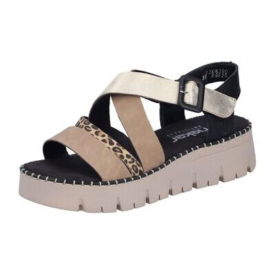 Rieker Keilabsatzsandalen Sandaletten V1063-90 38;39;40;41;42 Rieker Keilabsatzsandalen Sandaletten V1063-90 38;39;40;41;42