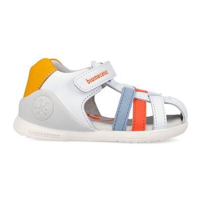 Biomecanics Flache Sandalen 262150b Blanco_azul_e057 19;20;21;22;23;24 Biomecanics Flache Sandalen 262150b Blanco_azul_e057 19;20;21;22;23;24