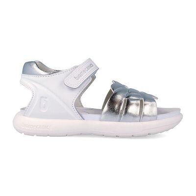 Biomecanics Flache Sandalen 262209 Blanco_plata_b313 24;25;26;27;28;29;30;31;32;33;34 Biomecanics Flache Sandalen 262209 Blanco_plata_b313 24;25;26;27;28;29;30;31;32;33;34