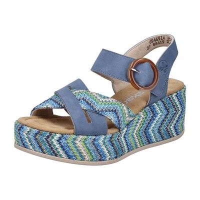 Rieker Keilabsatzsandalen Sandaletten Fsk 69469-14 37;38;39;40 Rieker Keilabsatzsandalen Sandaletten Fsk 69469-14 37;38;39;40