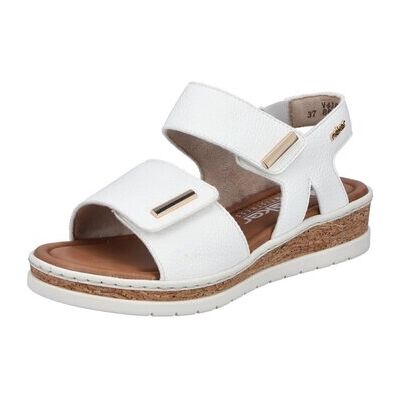 Rieker Keilabsatzsandalen Sandaletten Klettsand. V4181-80 39;40;41;42 Rieker Keilabsatzsandalen Sandaletten Klettsand. V4181-80 39;40;41;42