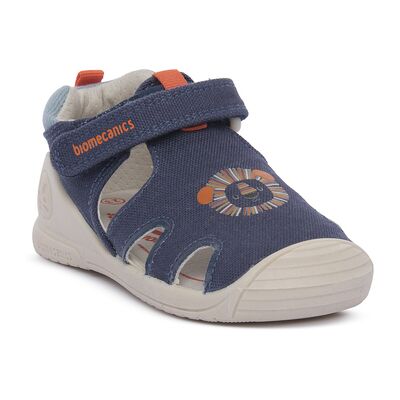 Biomecanics Flache Sandalen Lona Petrol 20;23 Biomecanics Flache Sandalen Lona Petrol 20;23