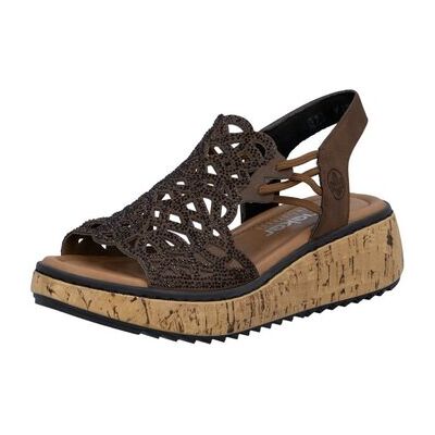 Rieker Keilabsatzsandalen Sandaletten V1765-24 39;41 Rieker Keilabsatzsandalen Sandaletten V1765-24 39;41