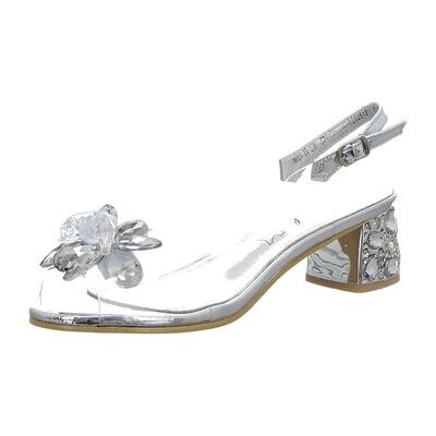 Laura Vita Keilabsatzsandalen Sandaletten Mily 22 Argent 36;37;38;40 Laura Vita Keilabsatzsandalen Sandaletten Mily 22 Argent 36;37;38;40