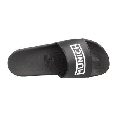 Munich Zehensandalen Flat Slider D Logo Bla 44 Male Munich Zehensandalen Flat Slider D Logo Bla 44 Male