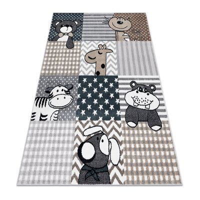 Dywany Łuszczów FUN Pets Grauer Teppich - Teppich Dywany Łuszczów FUN Pets Grauer Teppich - Teppich