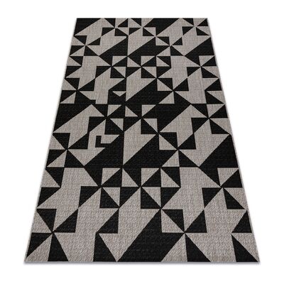 Floorlux 20489 Graue Dreiecke Teppich - Teppich Floorlux 20489 Graue Dreiecke Teppich - Teppich