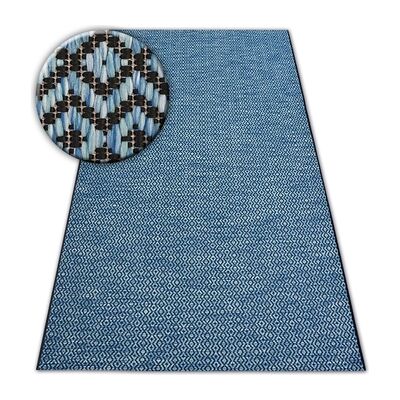 Dywany Łuszczów Carpet SISAL LOFT 21144 blau/schwarz/silber 80x150 cm - Teppich Dywany Łuszczów Carpet SISAL LOFT 21144 blau/schwarz/silber 80x150 cm - Teppich
