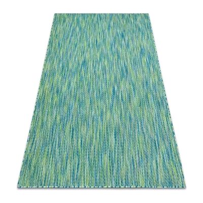 FISY Blau Zigzag Flachgewebe Sisal Teppich - 80x150cm FISY Blau Zigzag Flachgewebe Sisal Teppich - 80x150cm