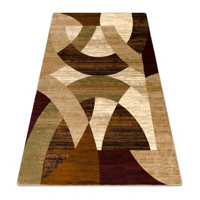 RugsX Beig / Grün Geometrischer Teppich - 100x200cm RugsX Beig / Grün Geometrischer Teppich - 100x200cm