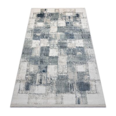RugsX DISTIN 0143A marineblauer / blauer / weißer moderner Teppich - Geometrisch, vintage, Fransen 80x150 cm RugsX DISTIN 0143A marineblauer / blauer / weißer moderner Teppich - Geometrisch, vintage, Fransen 80x150 cm