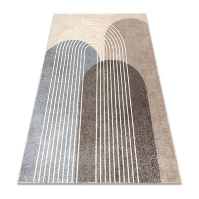 RugsX Beiget / Brauner FUSION 0810 Teppich - Modern, Geometrisch, Abstrakt RugsX Beiget / Brauner FUSION 0810 Teppich - Modern, Geometrisch, Abstrakt