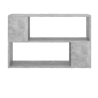 Vidaxl Wandregale Bibliothèque Bois D'Ingénierie Gris Béton 100x24x63 Cm Einheitsgrösse Vidaxl Wandregale Bibliothèque Bois D'Ingénierie Gris Béton 100x24x63 Cm Einheitsgrösse