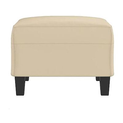 Vidaxl Sitzkissen Pouf Repose-Pied Crème 70x55x41 Cm Microfibre Einheitsgrösse Vidaxl Sitzkissen Pouf Repose-Pied Crème 70x55x41 Cm Microfibre Einheitsgrösse