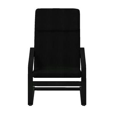 Vidaxl Fauteuil Chaise De Relaxation Noir Tissu Einheitsgrösse Vidaxl Fauteuil Chaise De Relaxation Noir Tissu Einheitsgrösse