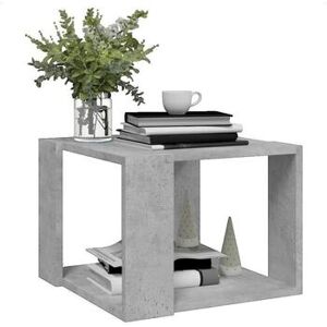 Vidaxl Sofaecken, Podesttische Table Basse Bois D'Ingénierie Gris Béton 40x40x30 Cm Einheitsgrösse Vidaxl Sofaecken, Podesttische Table Basse Bois D'Ingénierie Gris Béton 40x40x30 Cm Einheitsgrösse