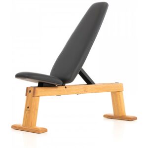 NOHRD WeightBench Hantelbank Eiche Kunstleder