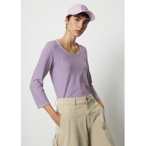 Marc O'Polo Streifen-T-Shirt slim lila l