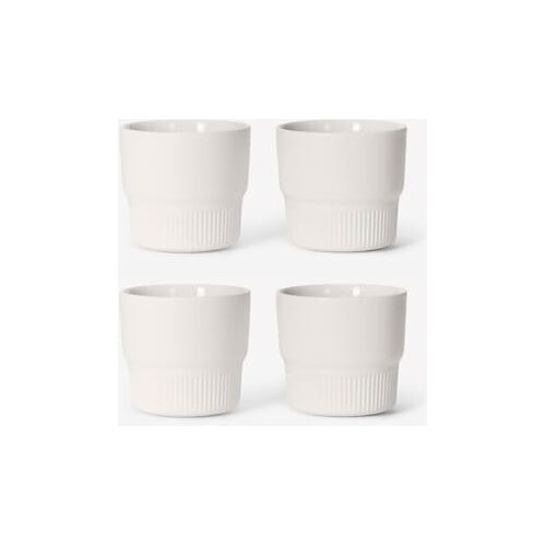 Marc O’Polo Kaffeebecher Modell MOMENTS weiß 4pc_set