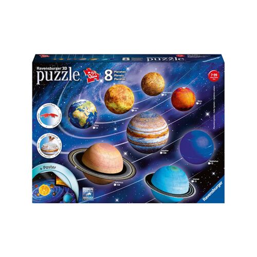 Ravensburger Puzzle 3D-Puzzle Planetensystem Ravensburger bunt/multi