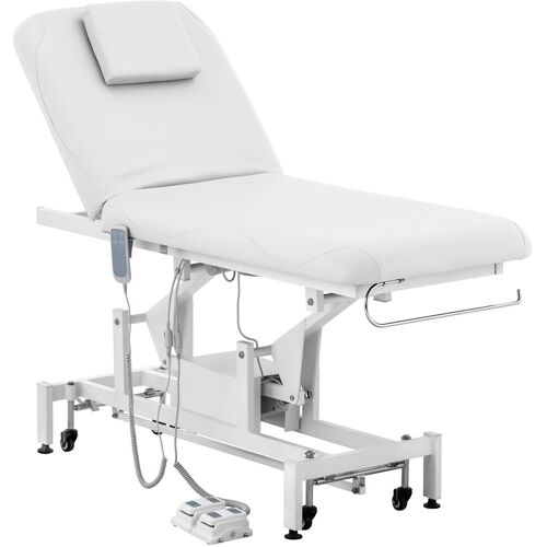 physa Massageliege elektrisch - 2 Motoren - 150 W - 187 x 70 x 68 - 90 cm - 200 kg - weiß PHYSA LYON WHITE_PH