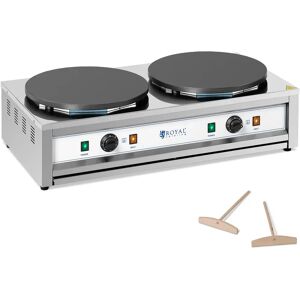 Royal Catering Crêpesmaker - 2 Heizplatten - 2 x 400 mm - 2 x 3.000 W RC-CMD01