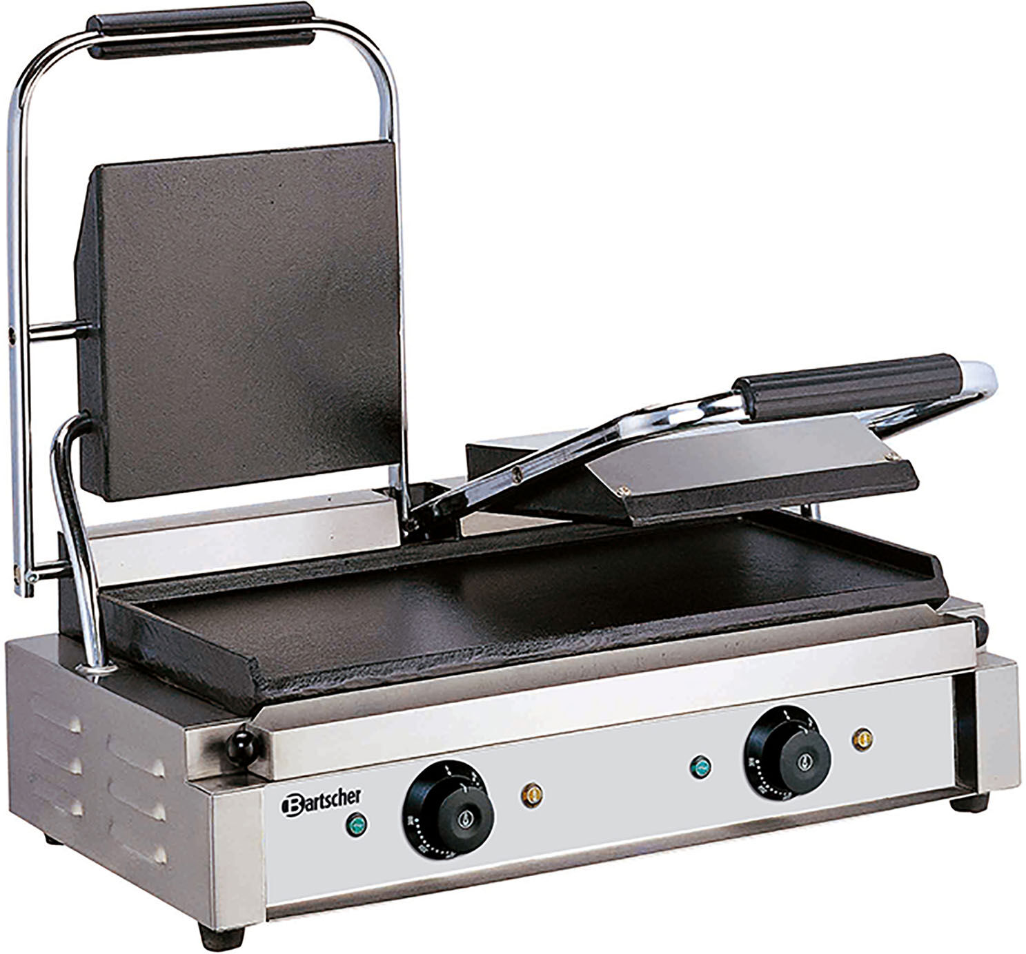 Bartscher Doppel-Kontaktgrill - Grillplatten glatt 10190080